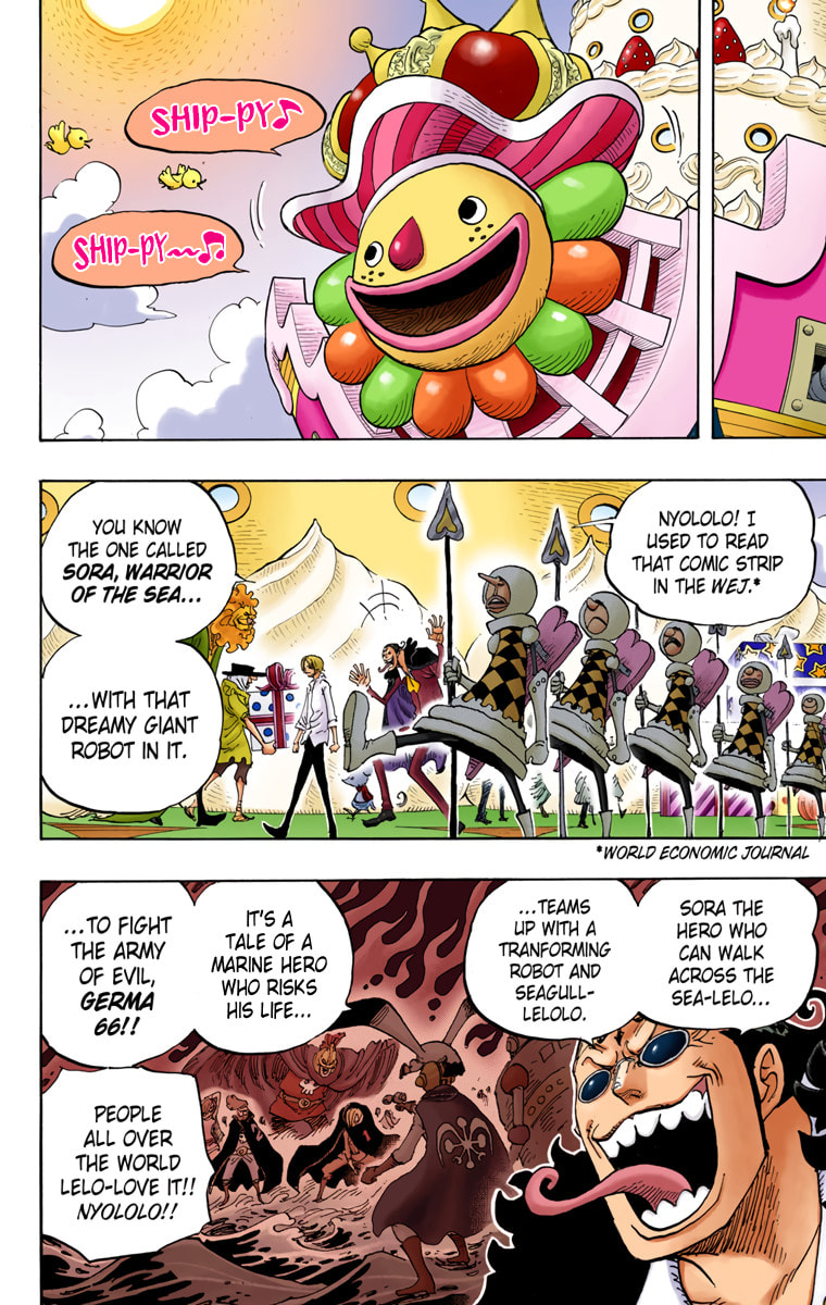 Read One Piece (Colored) chapter 825 image 1 on Lezhin