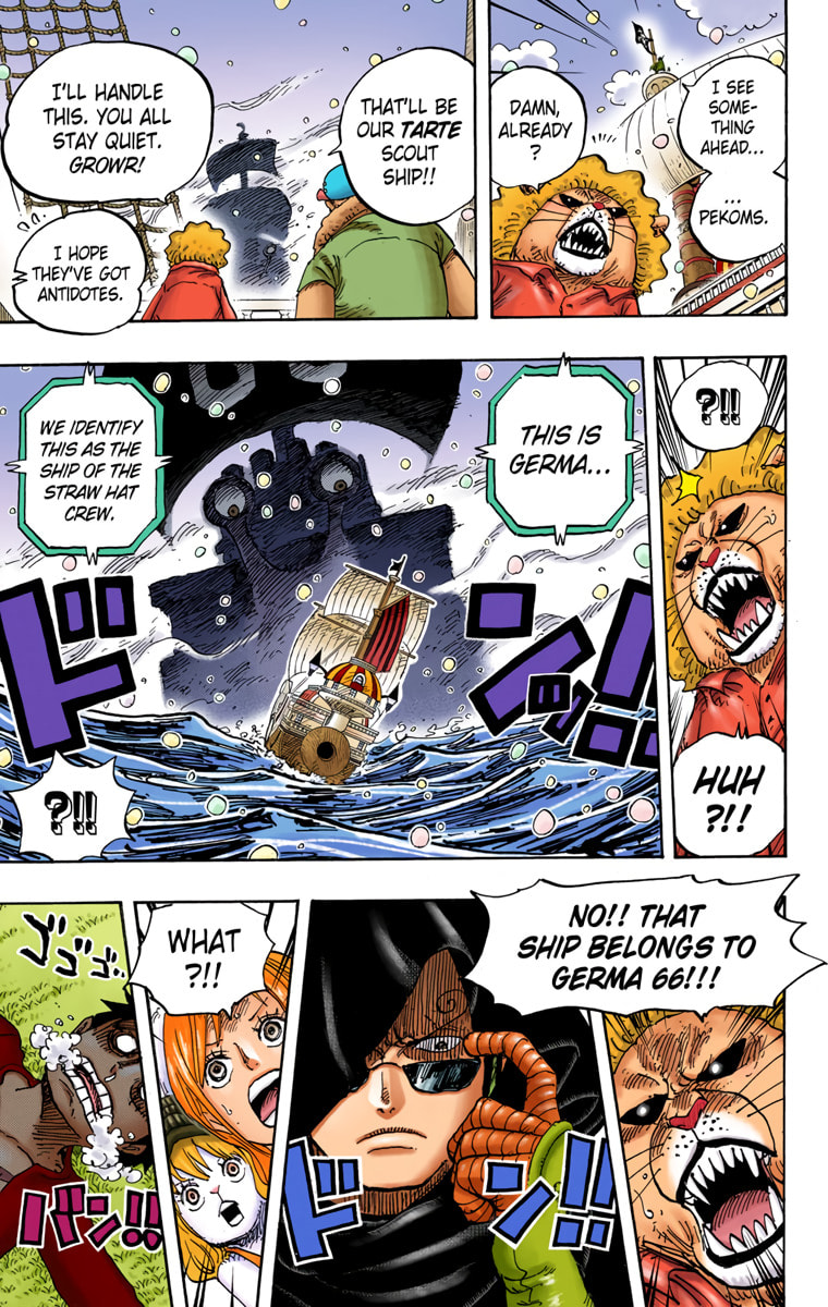 Read One Piece (Colored) chapter 825 image 12 on Lezhin