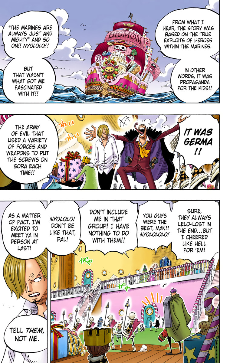 Read One Piece (Colored) chapter 825 image 2 on Lezhin