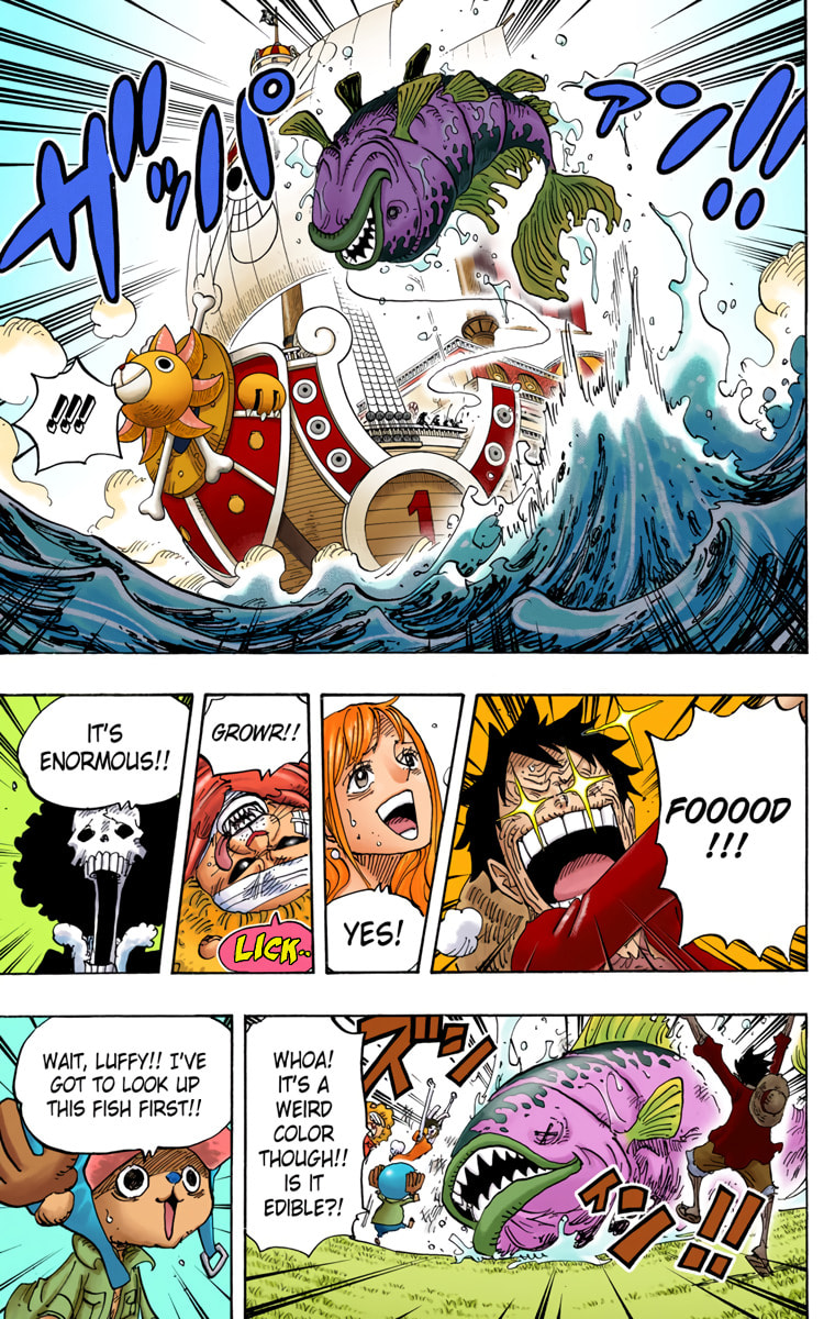Read One Piece (Colored) chapter 825 image 8 on Lezhin