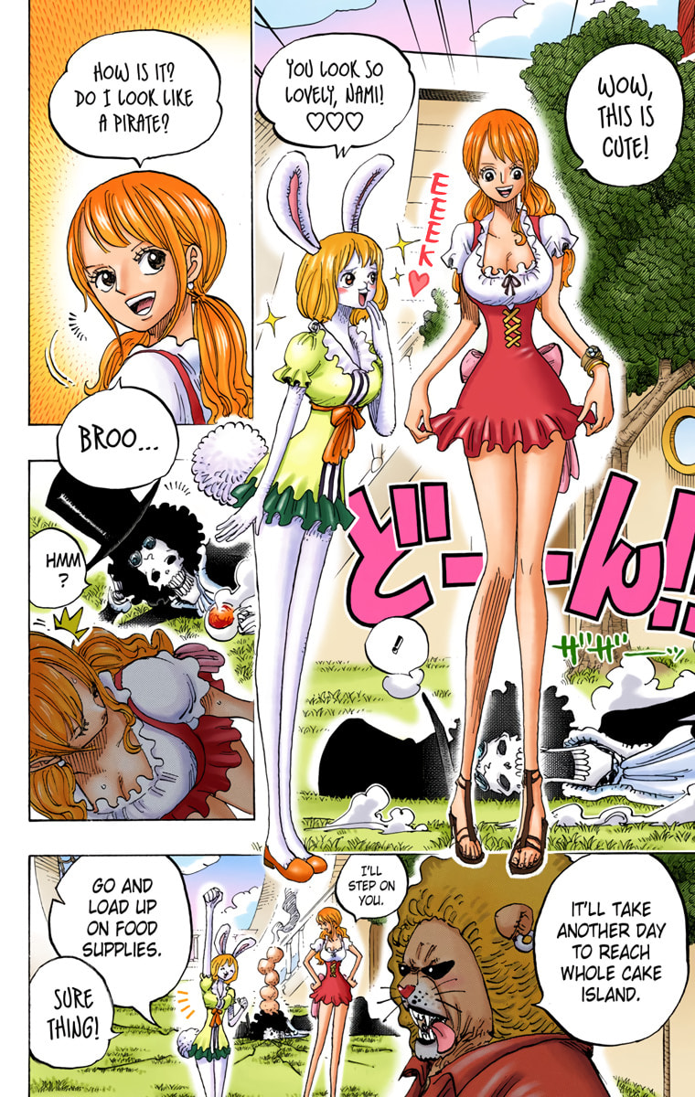 Read One Piece (Colored) chapter 827 image 3 on Lezhin