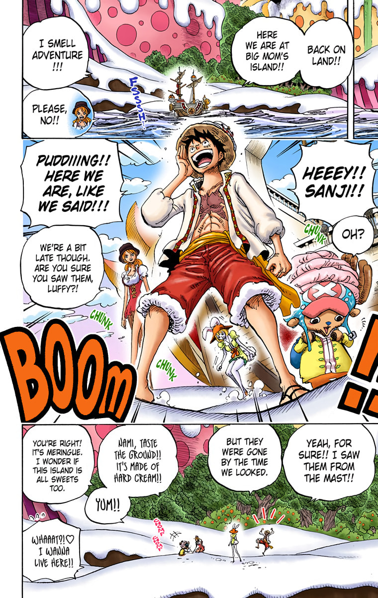 Read One Piece (Colored) chapter 831 image 3 on Lezhin