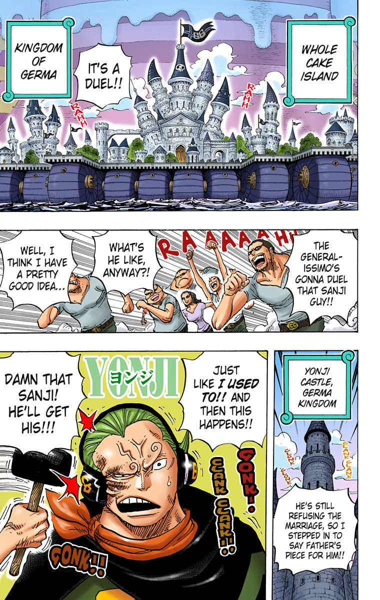 Read One Piece (Colored) chapter 833 image 2 on Lezhin
