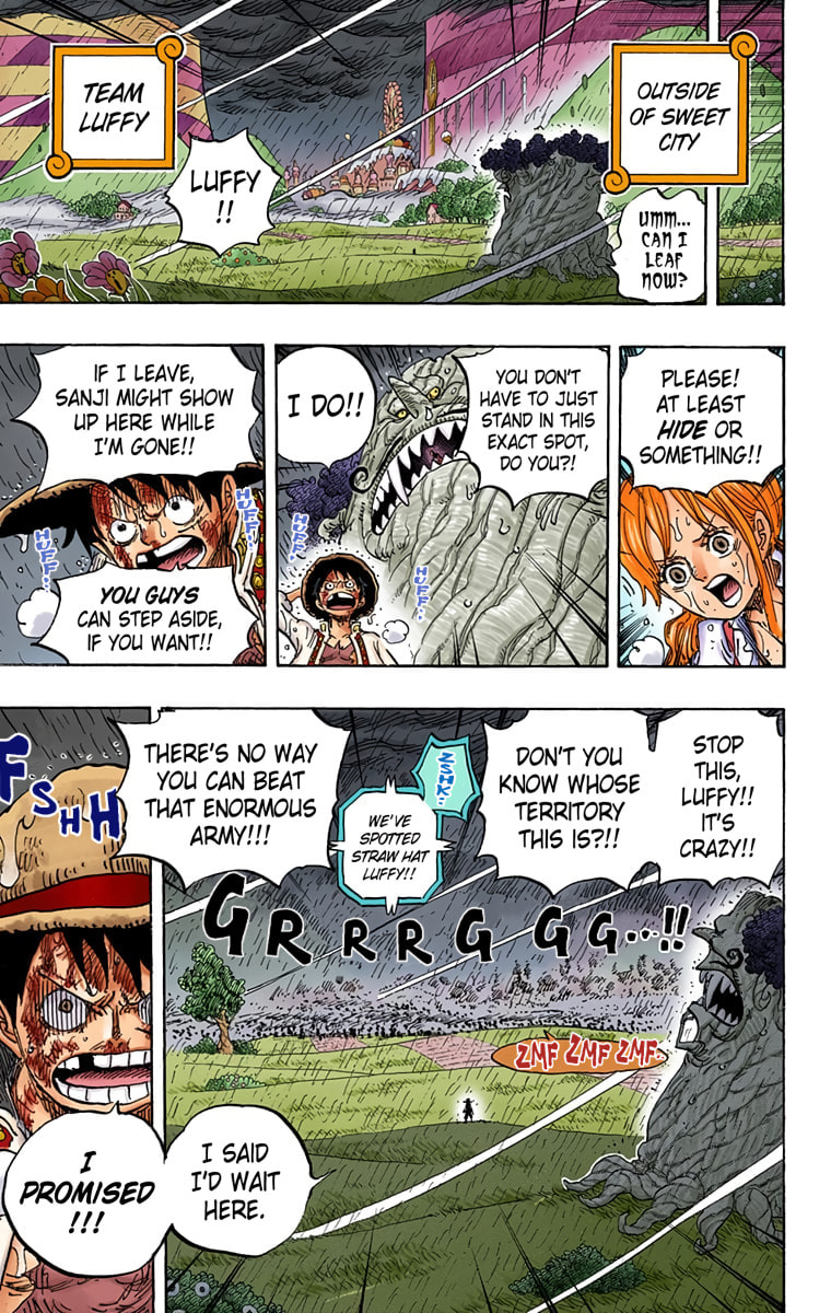 Read One Piece (Colored) chapter 845 image 9 on Lezhin
