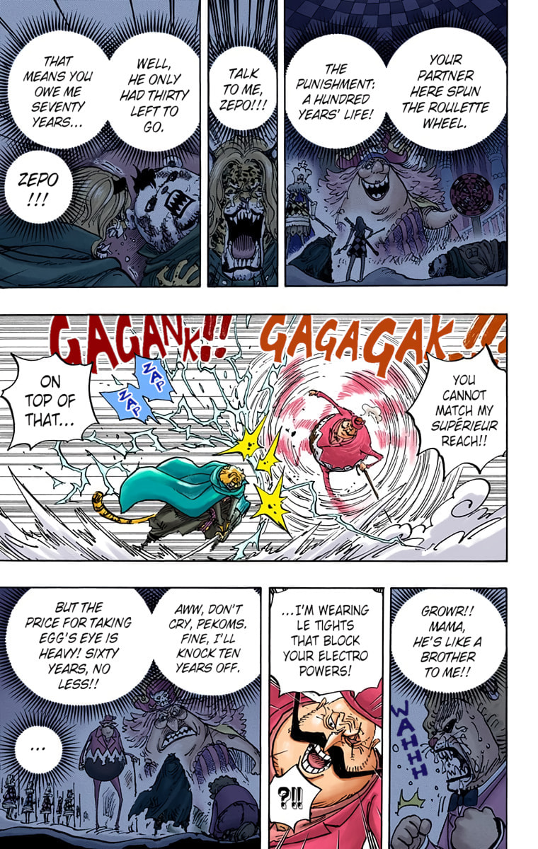 Read One Piece (Colored) chapter 850 image 8 on Lezhin