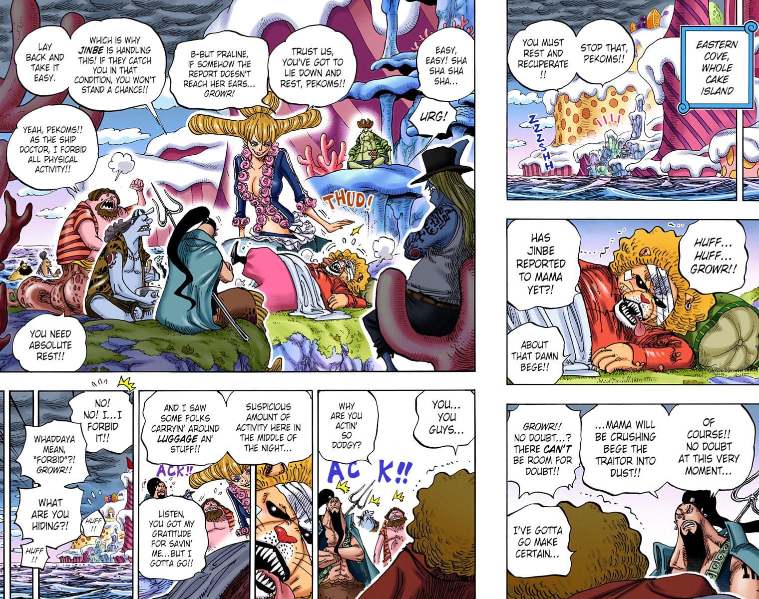 Read One Piece (Colored) chapter 858 image 3 on Lezhin