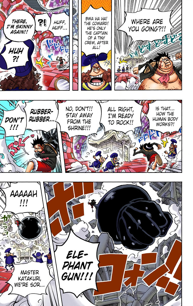 Read One Piece (Colored) chapter 883 image 8 on Lezhin