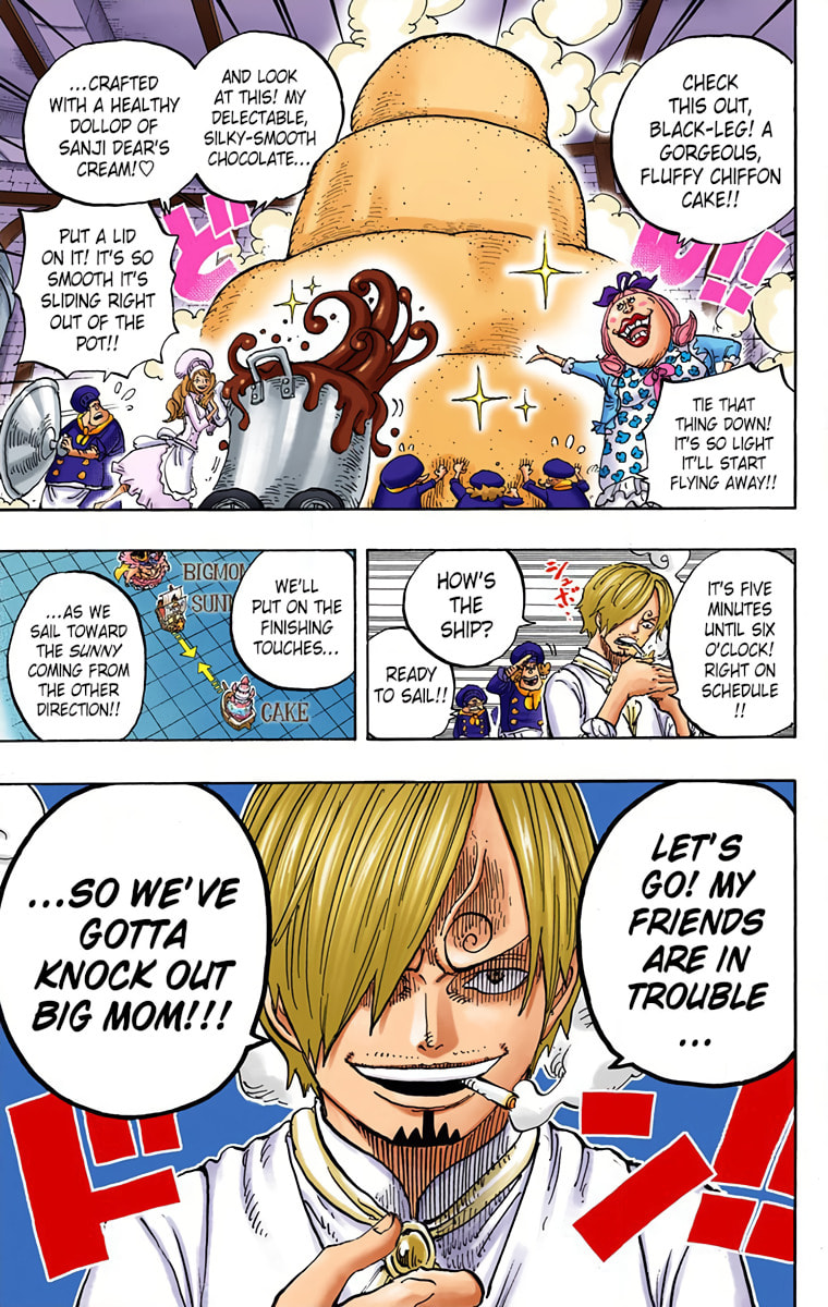 Read One Piece (Colored) chapter 885 image 14 on Lezhin