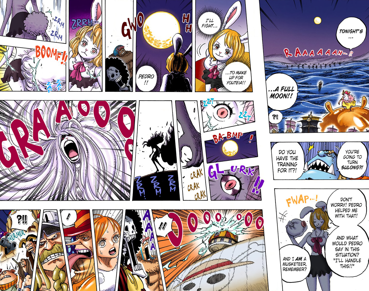 Read One Piece (Colored) chapter 888 image 8 on Lezhin