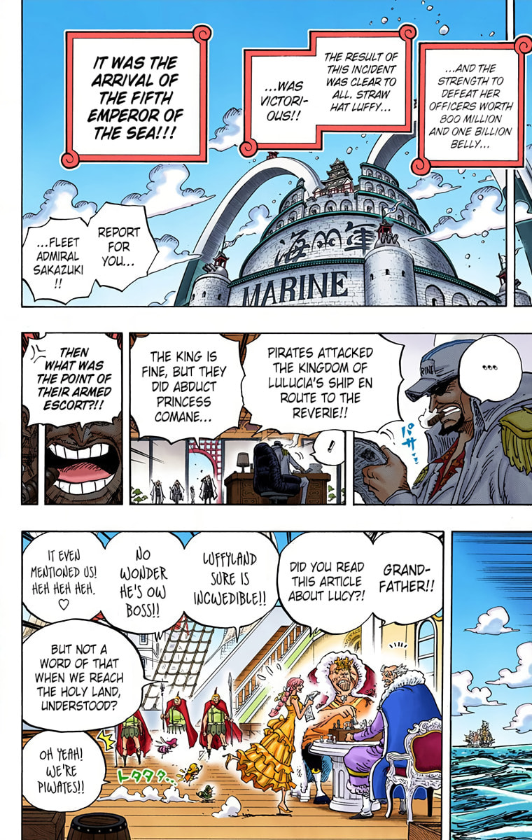 Read One Piece (Colored) chapter 903 image 7 on Lezhin