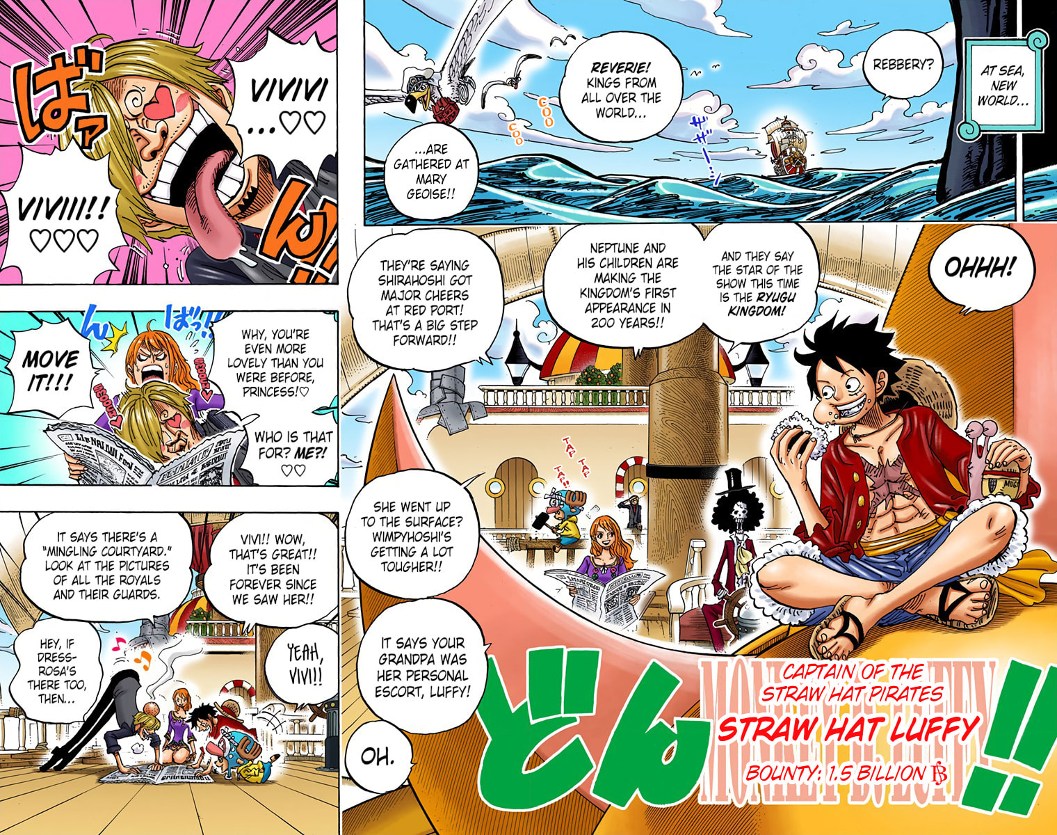 Read One Piece (Colored) chapter 910 image 1 on Lezhin