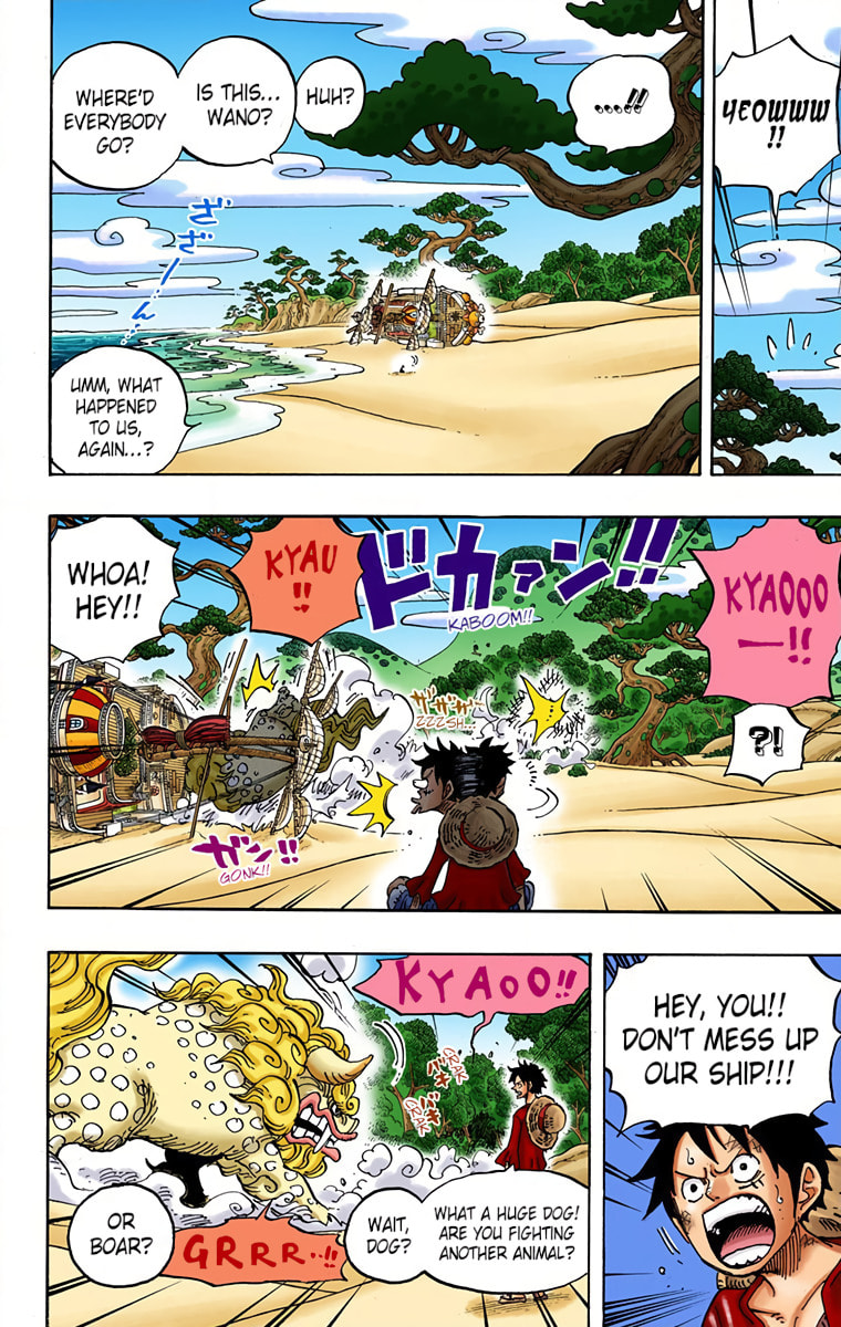Read One Piece (Colored) chapter 910 image 10 on Lezhin