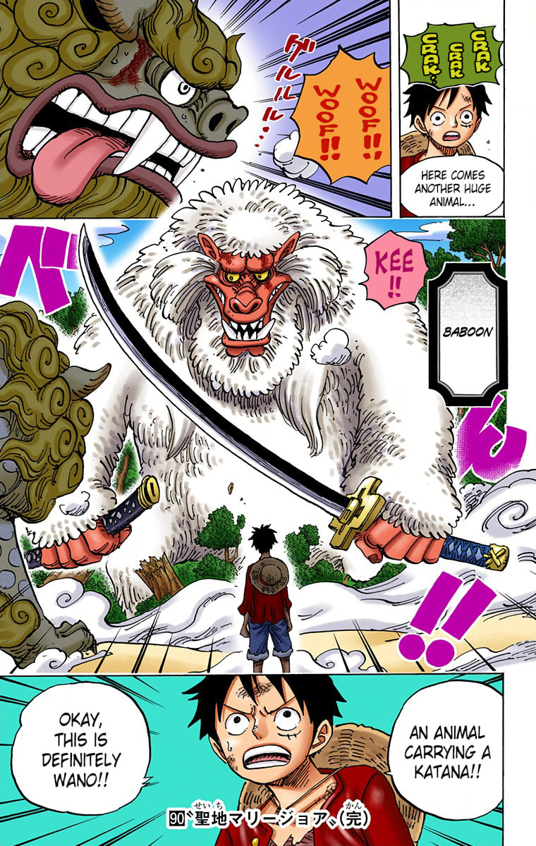Read One Piece (Colored) chapter 910 image 11 on Lezhin