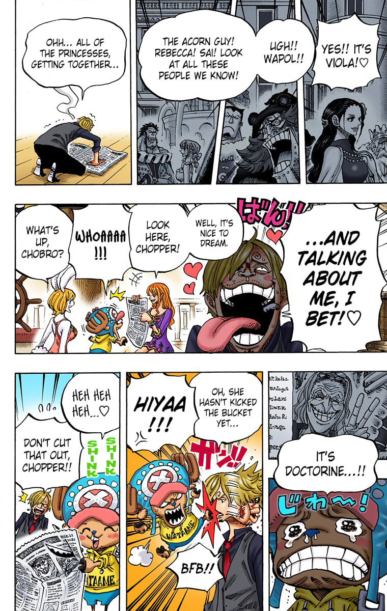 Read One Piece (Colored) chapter 910 image 2 on Lezhin