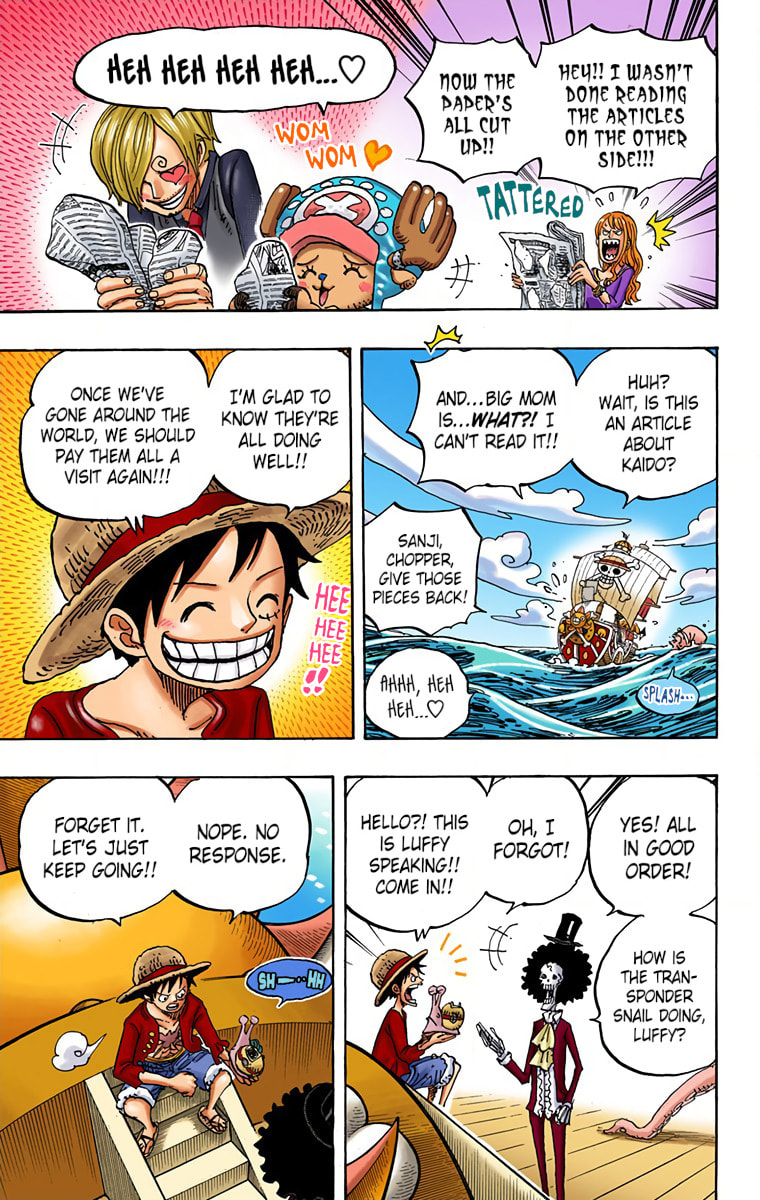 Read One Piece (Colored) chapter 910 image 3 on Lezhin