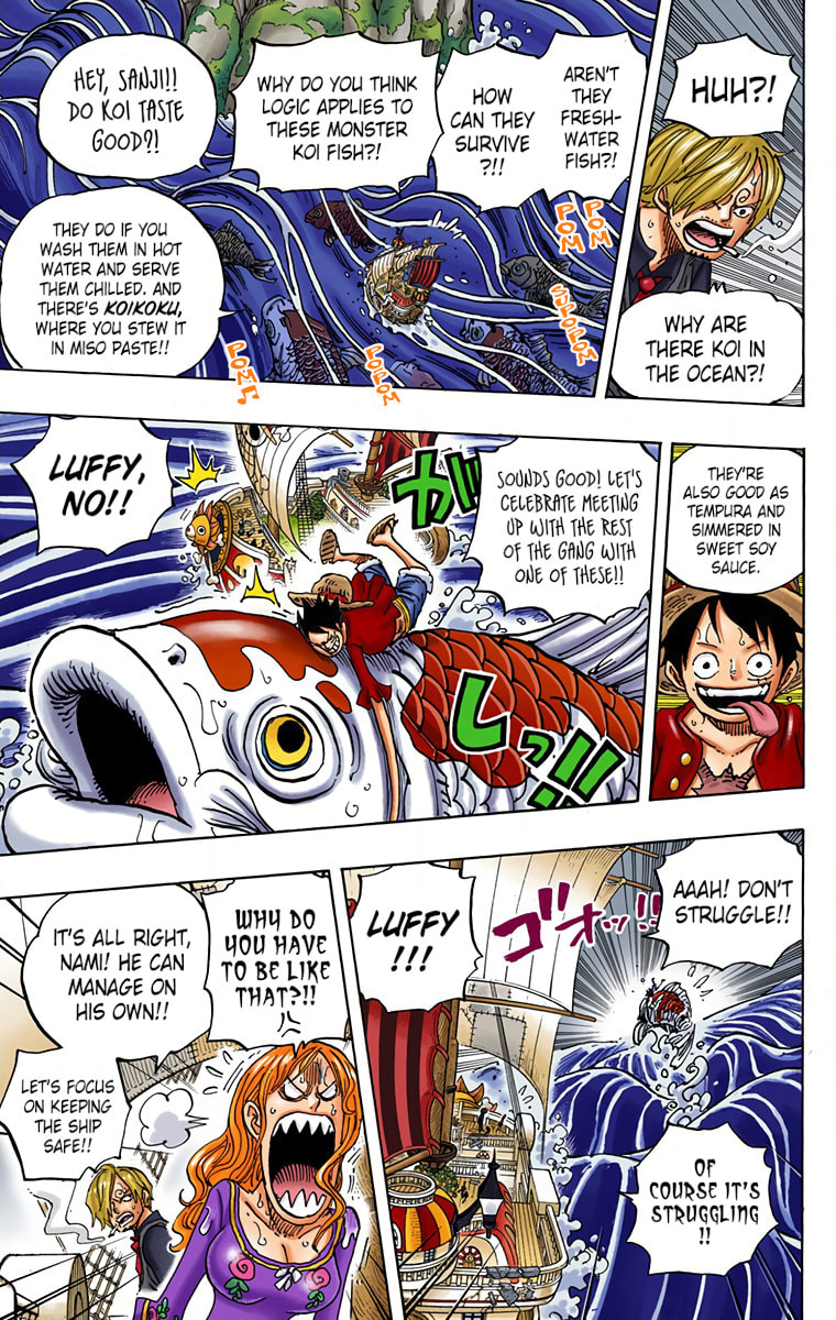 Read One Piece (Colored) chapter 910 image 6 on Lezhin