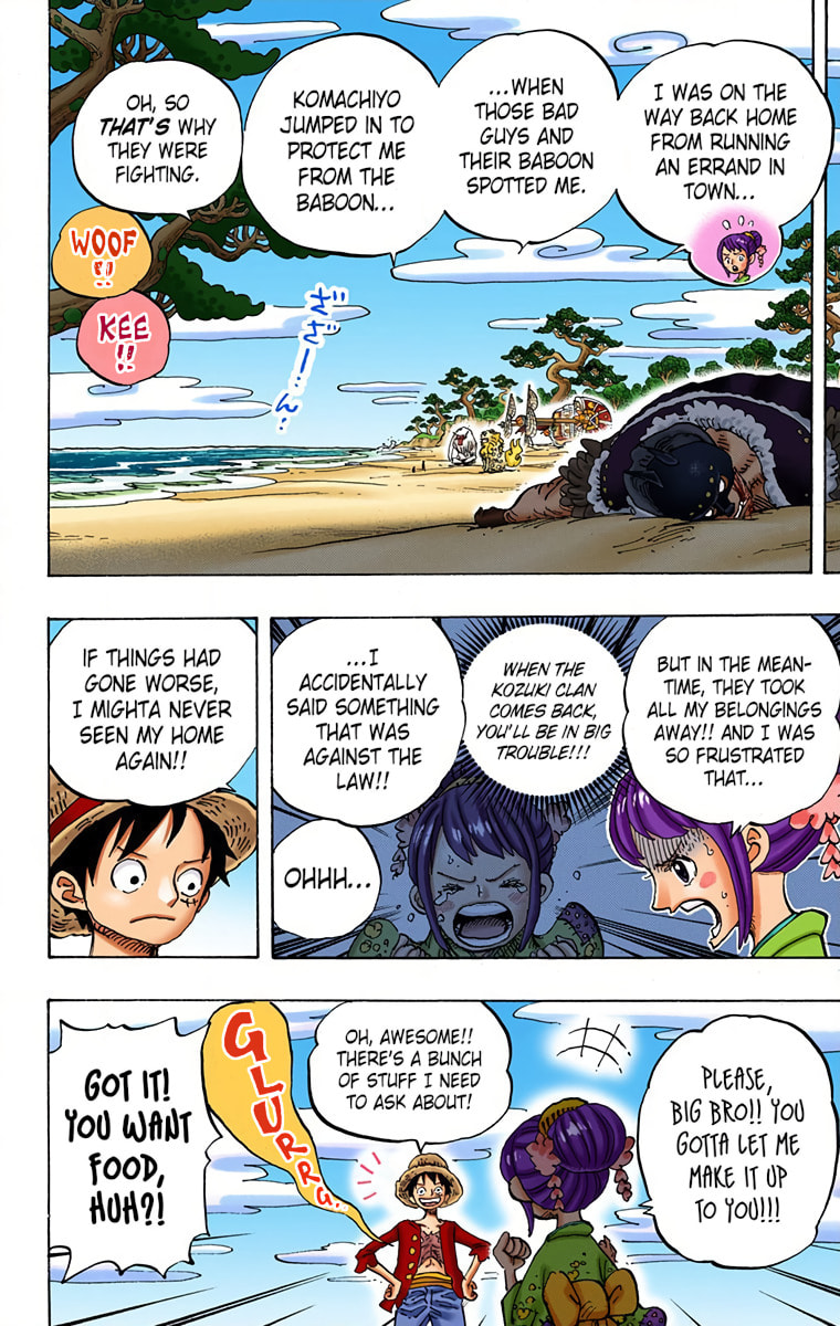 Read One Piece (Colored) chapter 911 image 11 on Lezhin