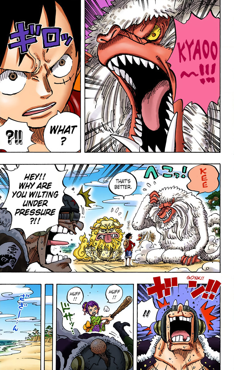 Read One Piece (Colored) chapter 911 image 8 on Lezhin