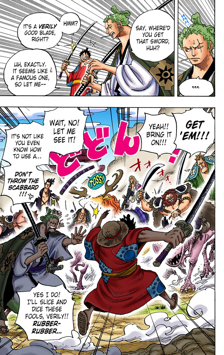 Read One Piece (Colored) chapter 913 image 2 on Lezhin