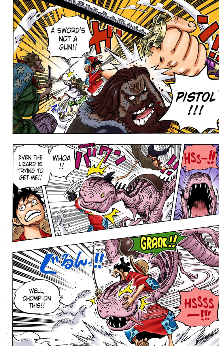 Read One Piece (Colored) chapter 913 image 3 on Lezhin