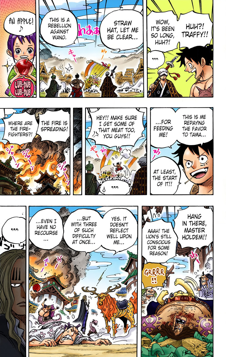 Read One Piece (Colored) chapter 918 image 13 on Lezhin