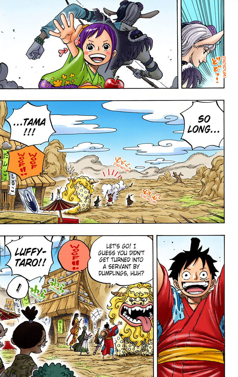 Read One Piece (Colored) chapter 919 image 2 on Lezhin