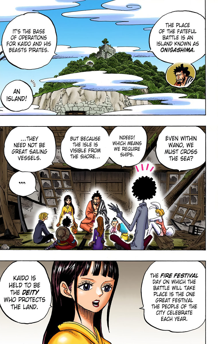 Read One Piece (Colored) chapter 921 image 2 on Lezhin