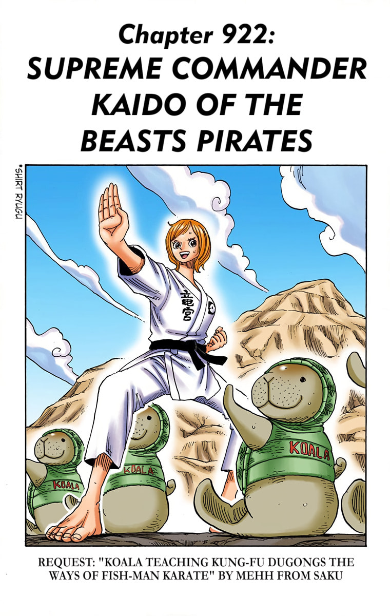 Read One Piece (Colored) chapter 922 image 0 on Lezhin