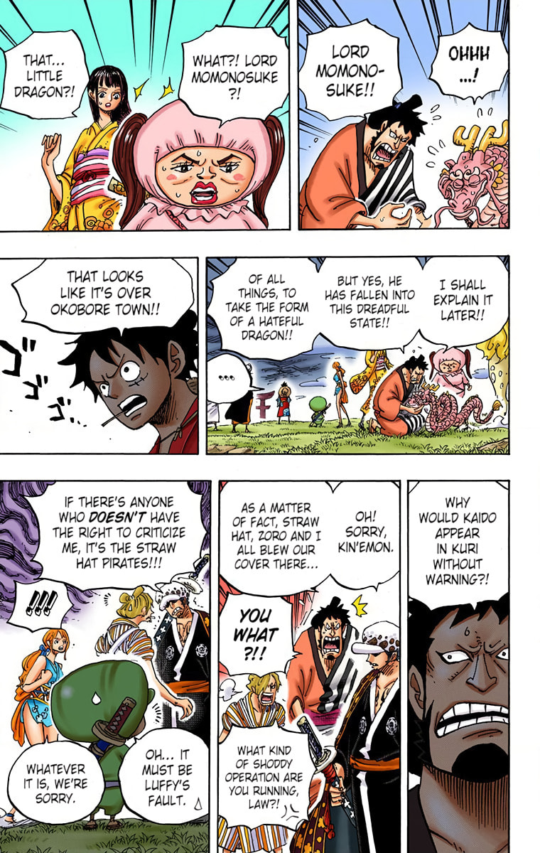 Read One Piece (Colored) chapter 922 image 2 on Lezhin