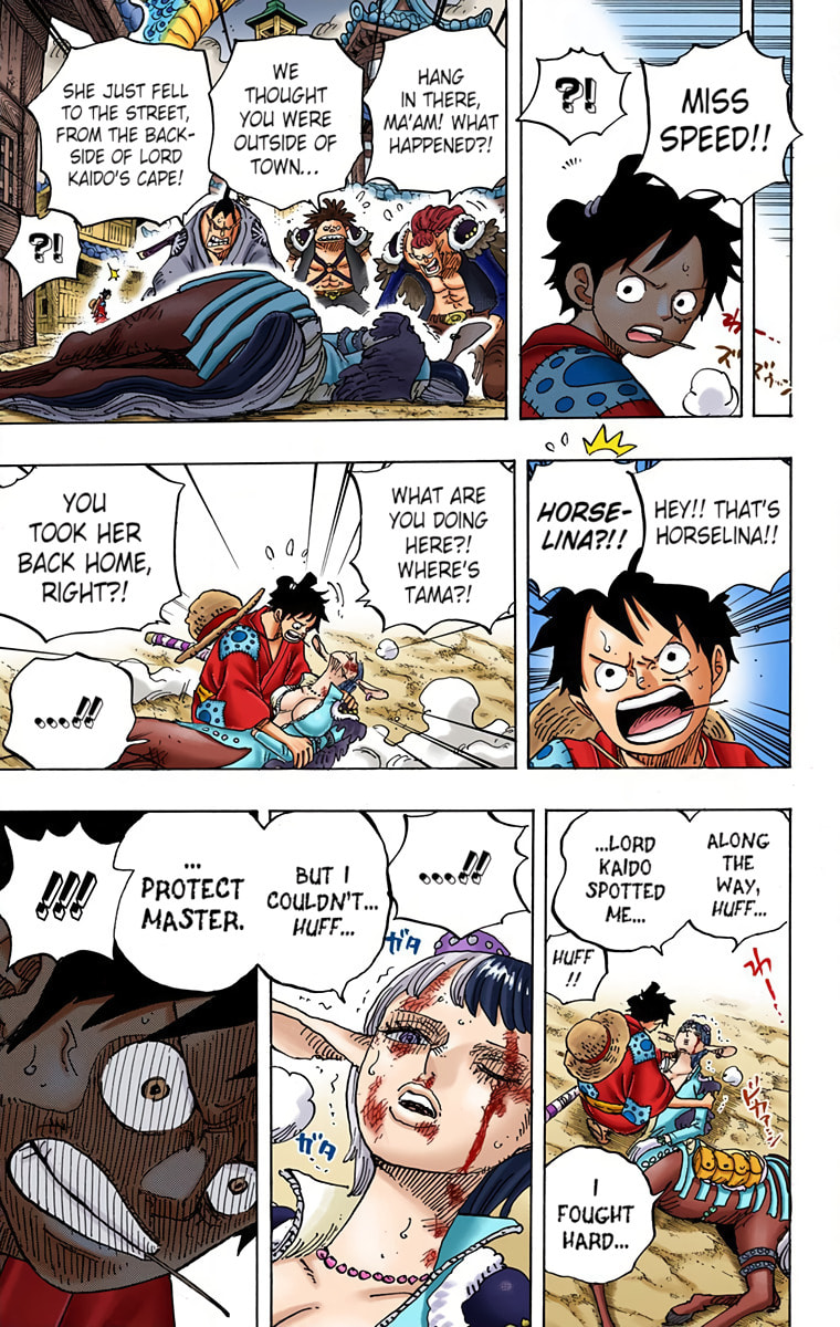 Read One Piece (Colored) chapter 923 image 3 on Lezhin