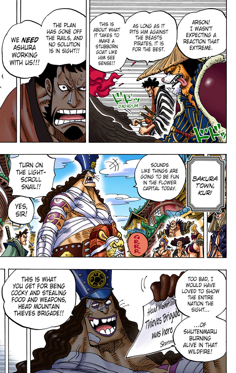 Read One Piece (Colored) chapter 941 image 8 on Lezhin