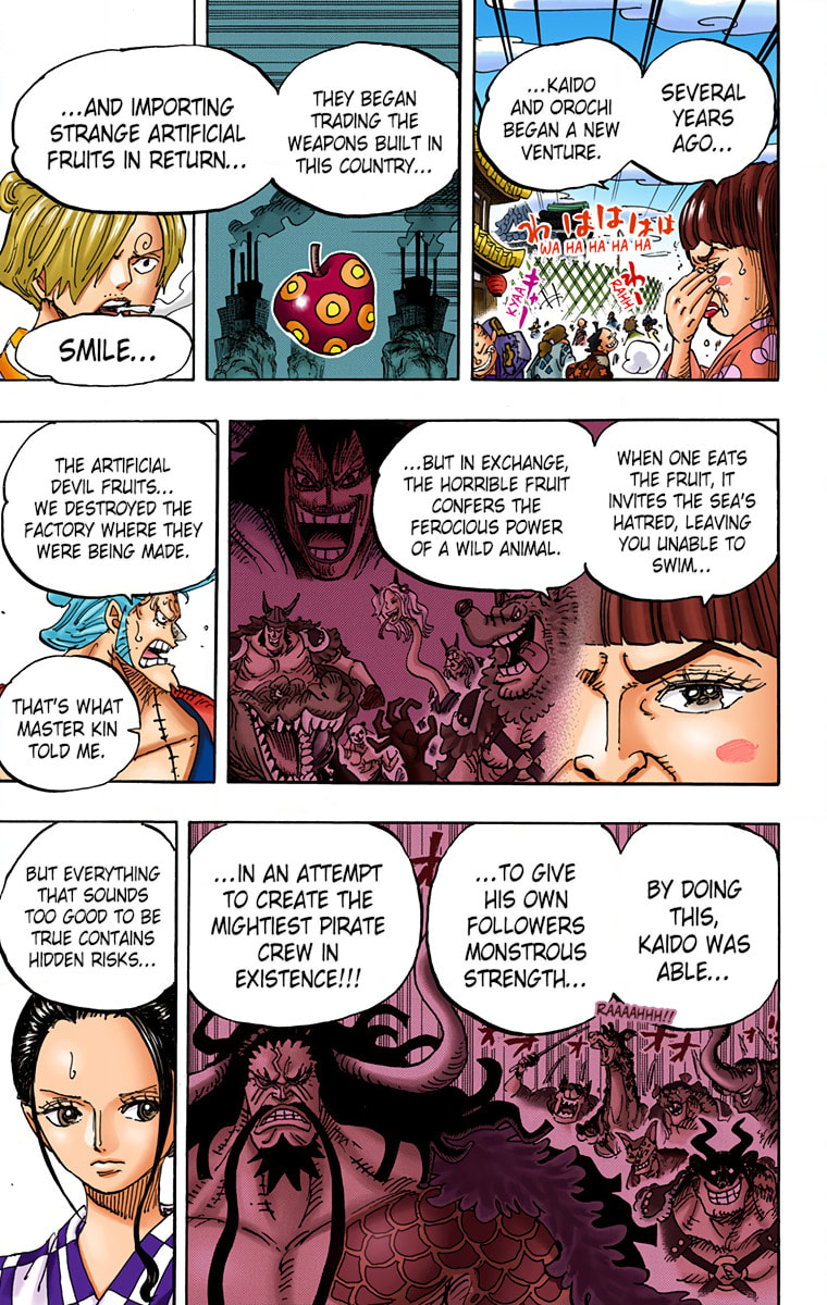 Read One Piece (Colored) chapter 943 image 8 on Lezhin