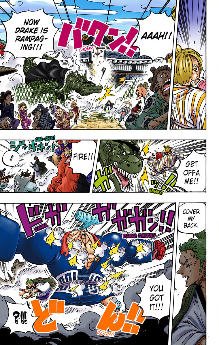 Read One Piece (Colored) chapter 944 image 6 on Lezhin
