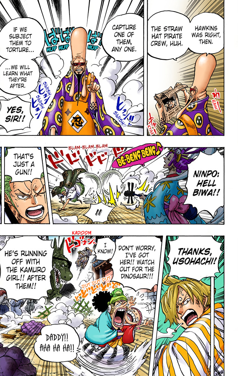 Read One Piece (Colored) chapter 945 image 3 on Lezhin