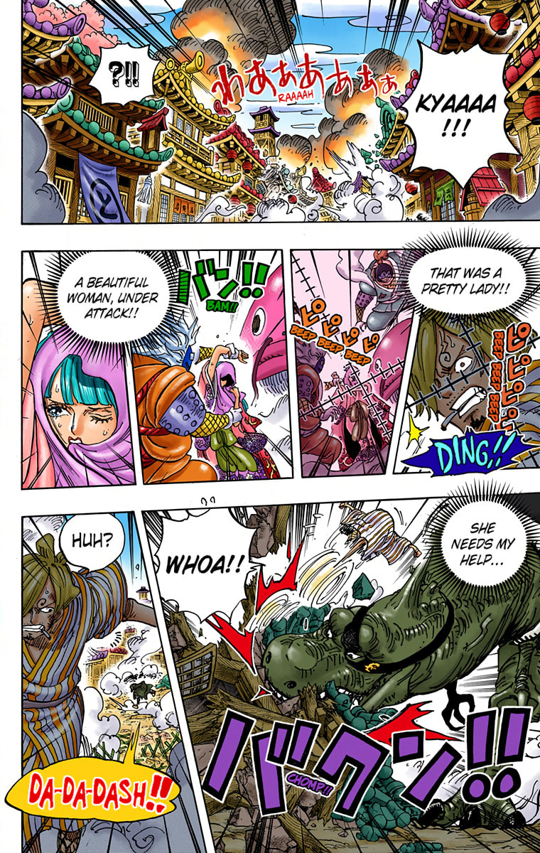 Read One Piece (Colored) chapter 945 image 8 on Lezhin