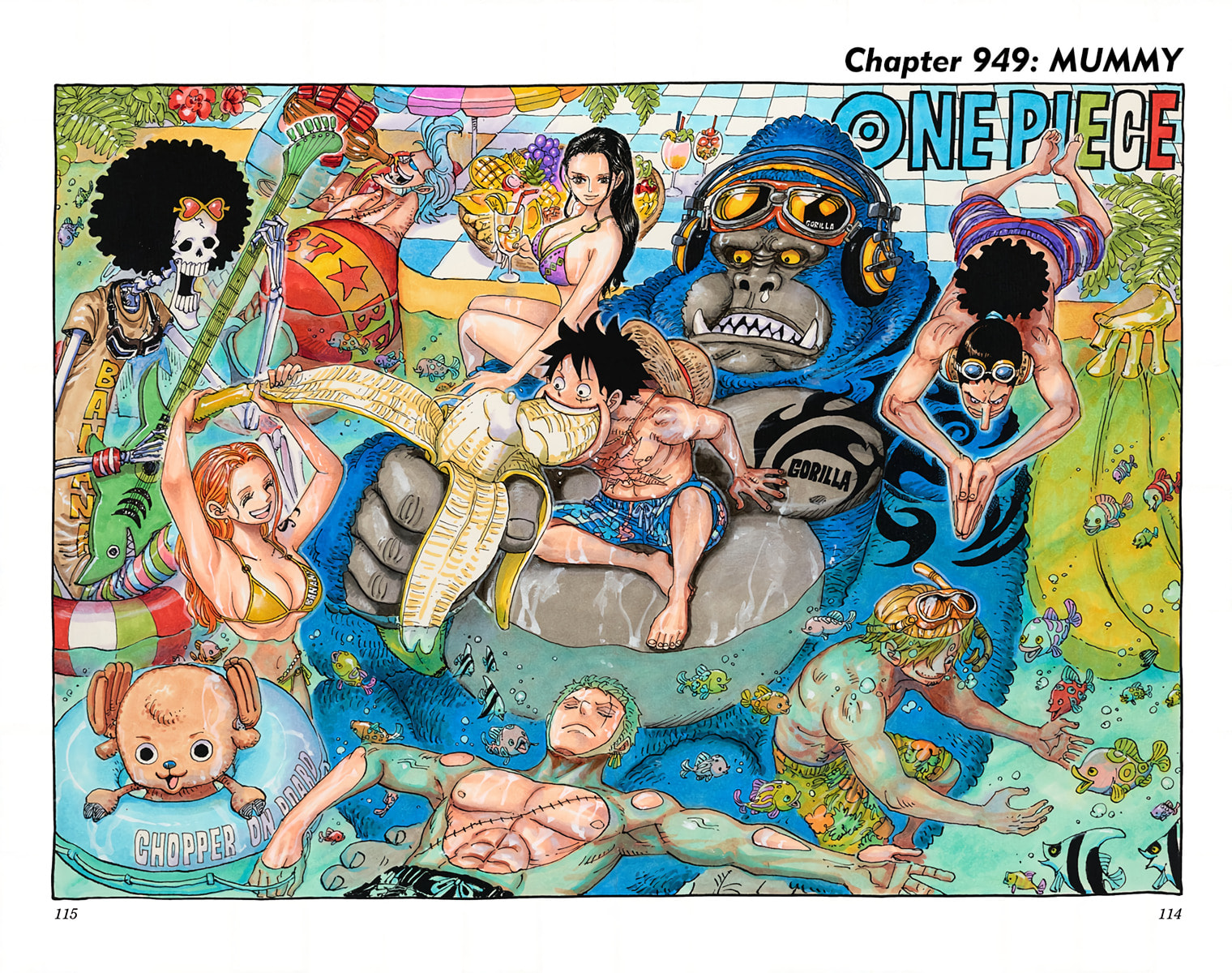 Read One Piece (Colored) chapter 949 image 0 on Lezhin