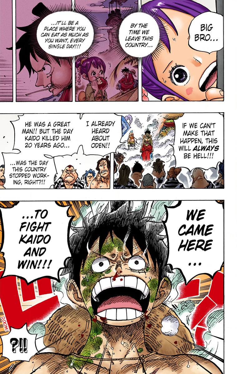 Read One Piece (Colored) chapter 949 image 13 on Lezhin