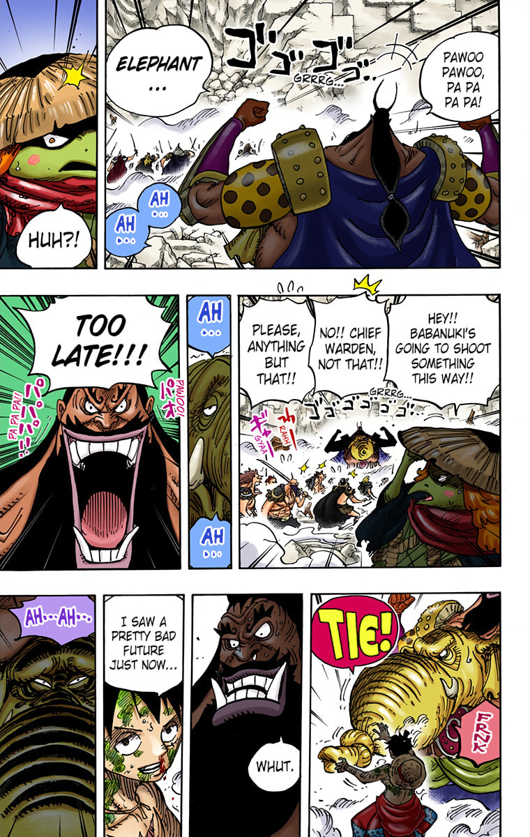 Read One Piece (Colored) chapter 949 image 15 on Lezhin