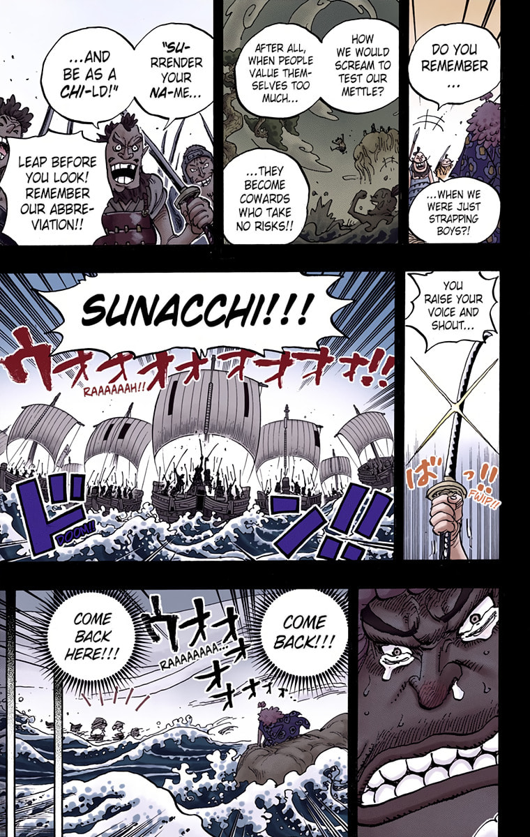 Read One Piece (Colored) chapter 950 image 8 on Lezhin