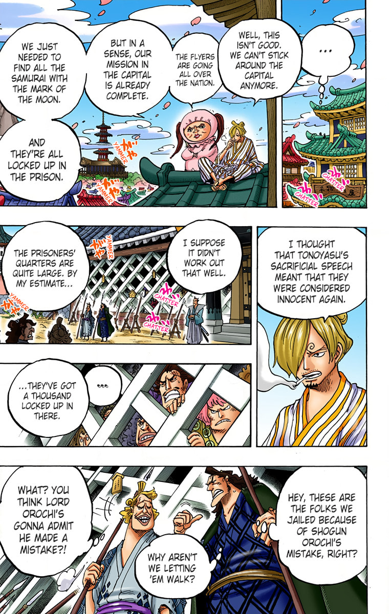 Read One Piece (Colored) chapter 951 image 4 on Lezhin