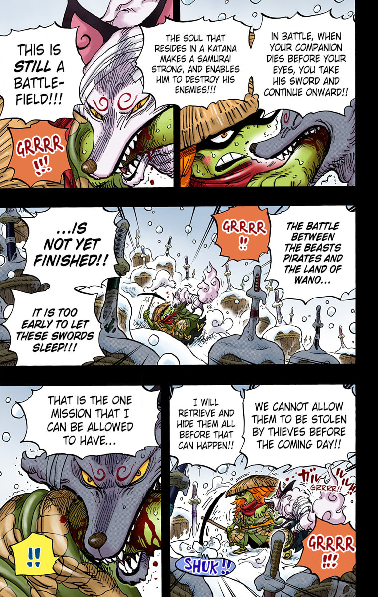 Read One Piece (Colored) chapter 953 image 10 on Lezhin