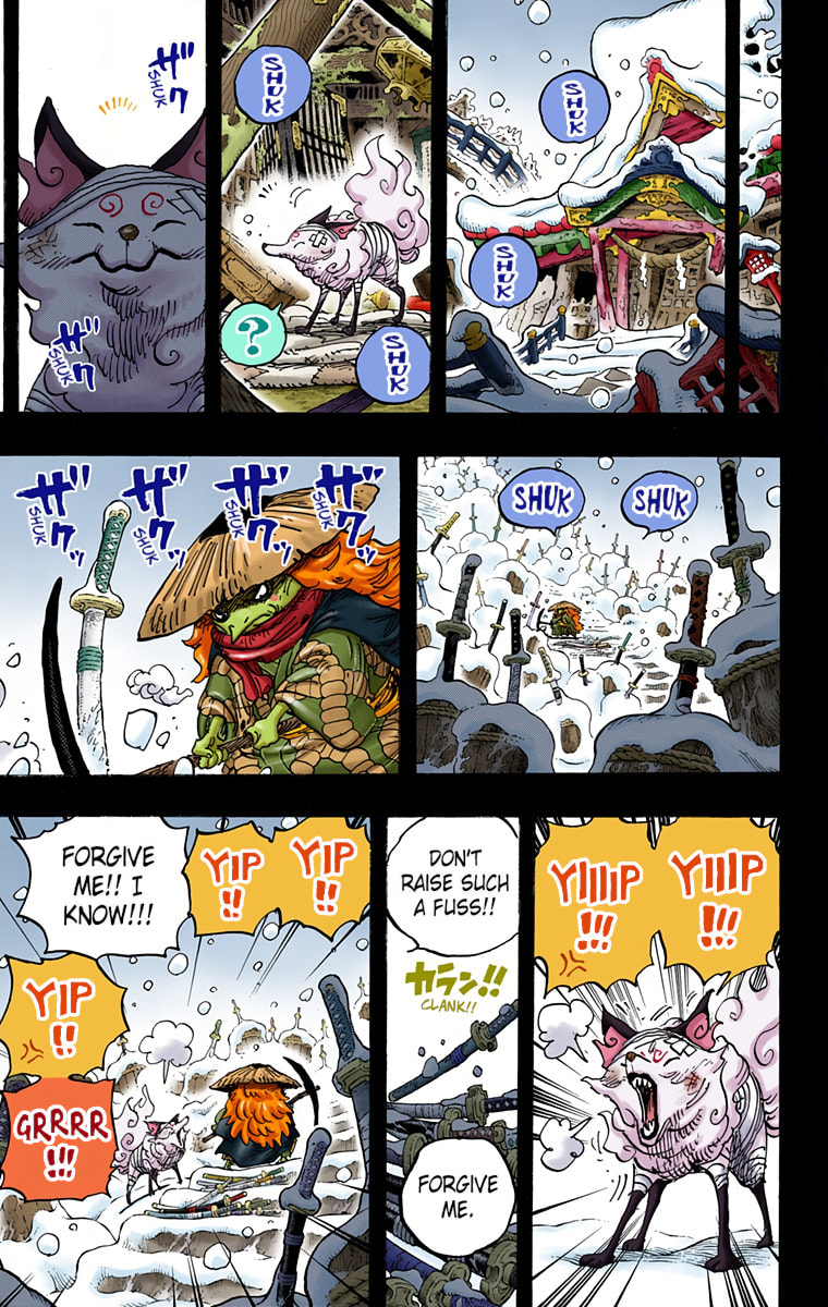 Read One Piece (Colored) chapter 953 image 8 on Lezhin