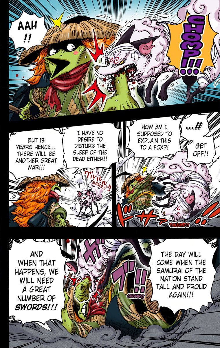 Read One Piece (Colored) chapter 953 image 9 on Lezhin