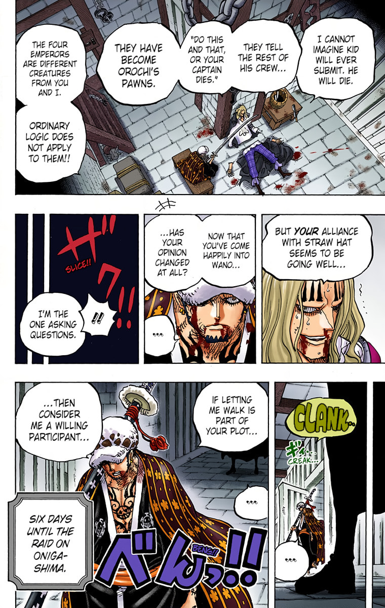 Read One Piece (Colored) chapter 954 image 4 on Lezhin