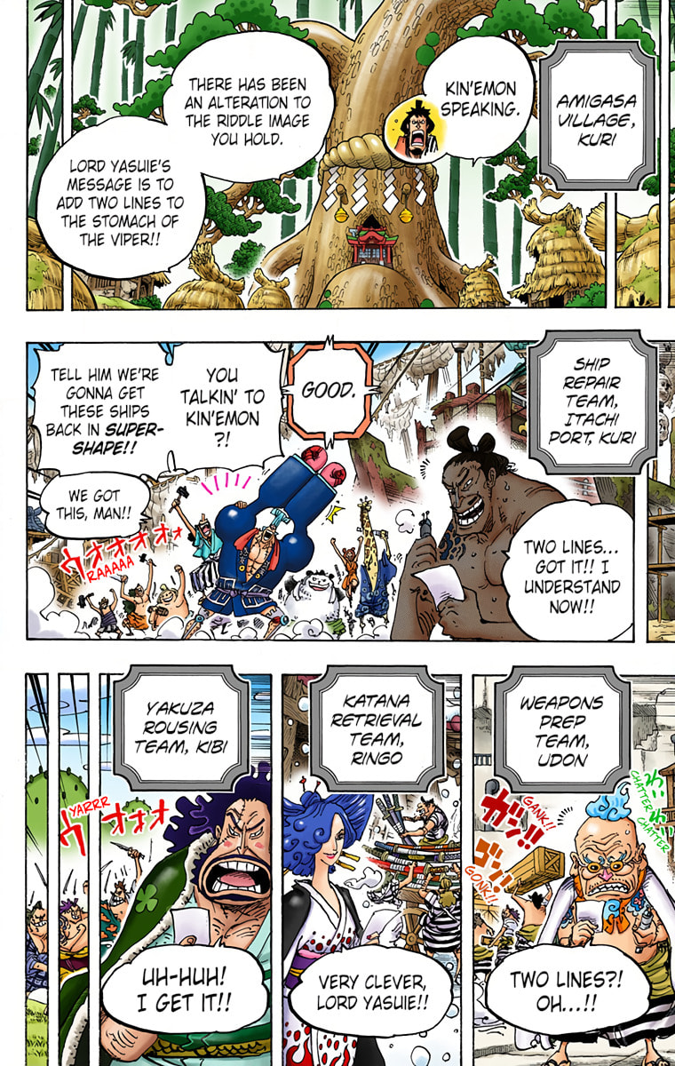 Read One Piece (Colored) chapter 954 image 6 on Lezhin