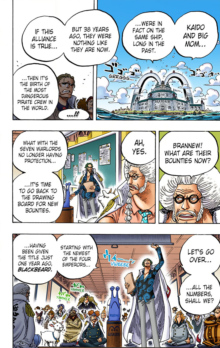 Read One Piece (Colored) chapter 957 image 11 on Lezhin