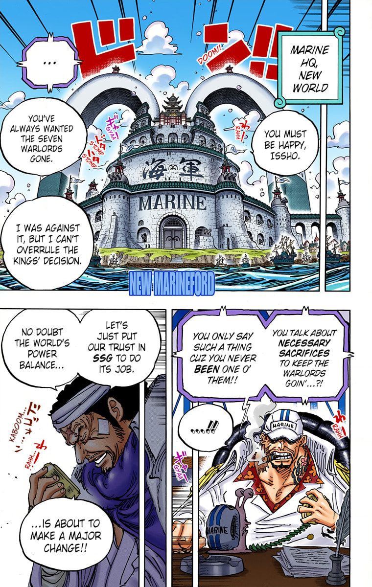 Read One Piece (Colored) chapter 957 image 2 on Lezhin