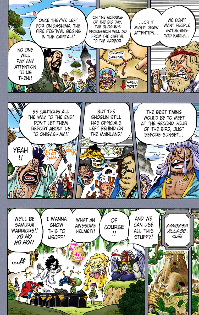 Read One Piece (Colored) chapter 959 image 3 on Lezhin