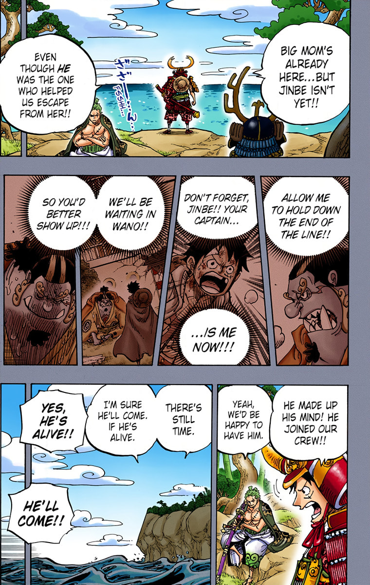Read One Piece (Colored) chapter 959 image 6 on Lezhin