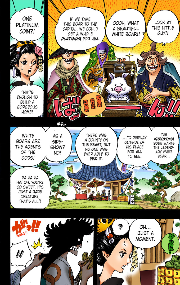 Read One Piece (Colored) chapter 960 image 3 on Lezhin